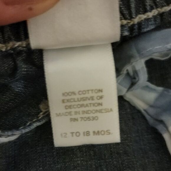 JANIE AND JACK JEANS, SIZE 12-18 MONTHS - Picture 4 of 7